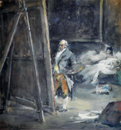 "Goya pintando a la Duquesa"