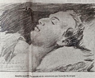 "La muerte de Joselito" detail.