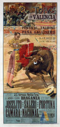 "Poster of bulls, Valencia"