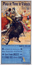 “Poster of bulls, Valencia”