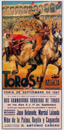 “Poster of bulls, Murcia”