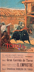 “Poster of bulls, Murcia"